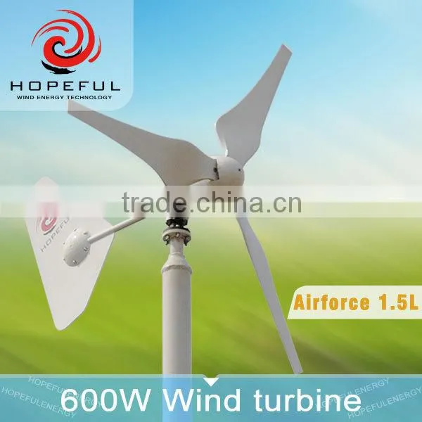 Wind Solar Home Hybrid System 600w Wind Turbine Generator photo-4