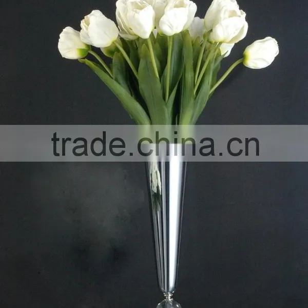 Large and Tall Metal Vase for Home Decoration and Wedding photo-2