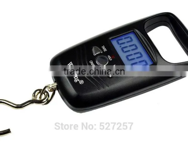 50Kg /5g Digital Hanging Luggage Fishing Pocket Weight Scale photo-3