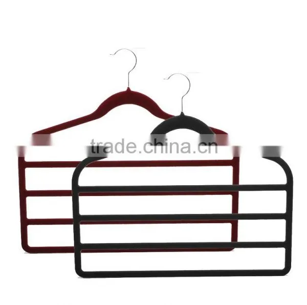 Plastic Velvet Hanger Clothes Hanger ASDF13