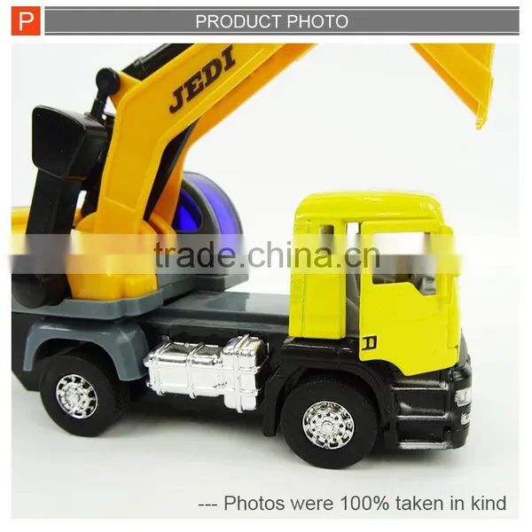 Kids Model Car Pull Back Metal Car Diecast Truck With Light photo-2