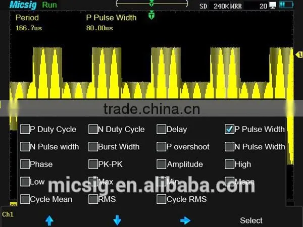 MS207T Factory Price Digital Handheld Oscilloscope Used for Education photo-4