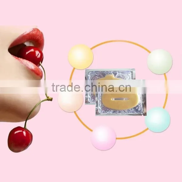 24K Gold Collagen Crystal Q10 Anti-wrinkle and Finelines Lip Mask photo-2