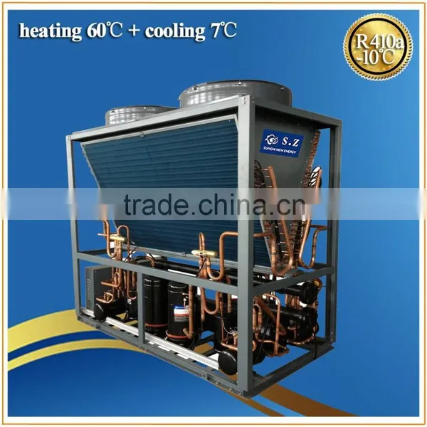 Keep 25~300cube Meter SPA Pool Thermostat 45deg.C 12kw/19kw/35kw/70kw/105kw COP4.62 Anti-corrosion Titanium Swim Pool Heat Pump