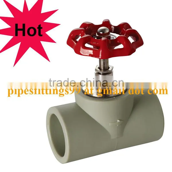 CE/ISO/GOST/SR Certificated PPR Valves/PPR Stop Valve
