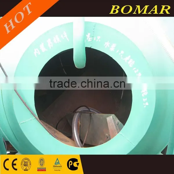Cement Mixer JZC350, Towable Mini Cement Mixer With Electric Start 6.6HP Diesel Engine Concrete Mixer photo-6