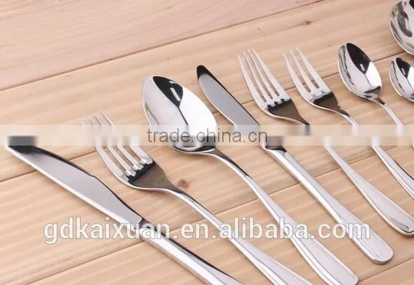 72pcs Stainless Steel Cutlery Set 18/10 Stainless Steel Flatware KX-S164 photo-4