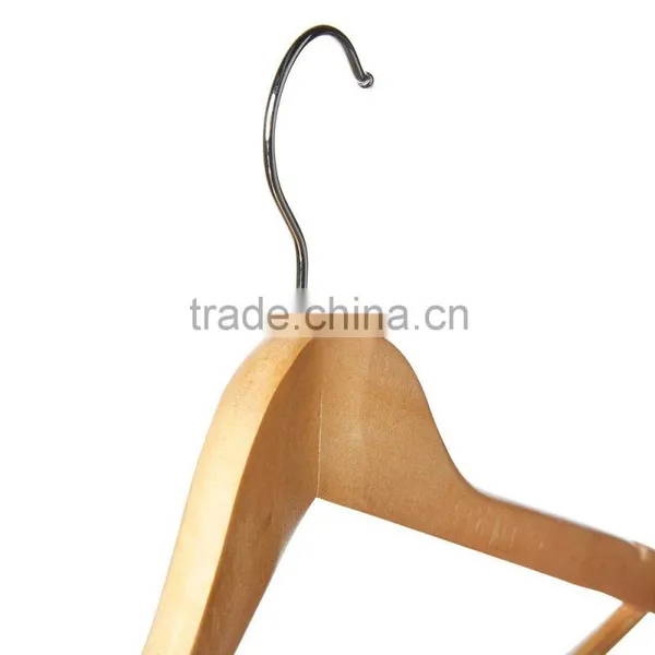CLOTHES HANGERS - Wooden Hanger With Trouser Bar photo-5