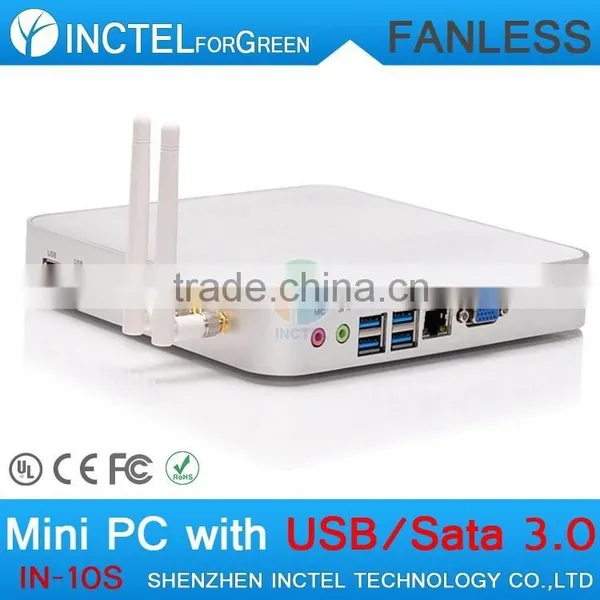 Fanless Alluminum Chassis Four Native Usb 3.0 C1037u 4g Ram 64g Ssd photo-3