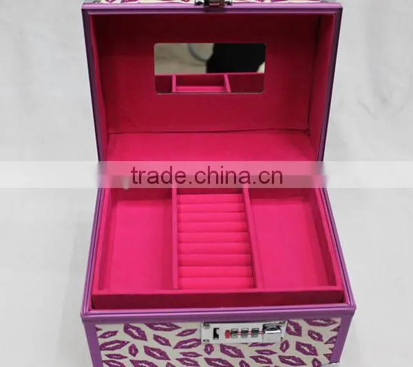 High Quality Acrylic Cosmetic Storage Box With Code Lock photo-3