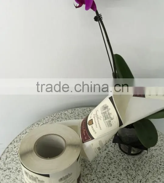 Guangzhou Manufacture Good Price Printing Wine Labels Self- Adhesive Stickers in Roll photo-2