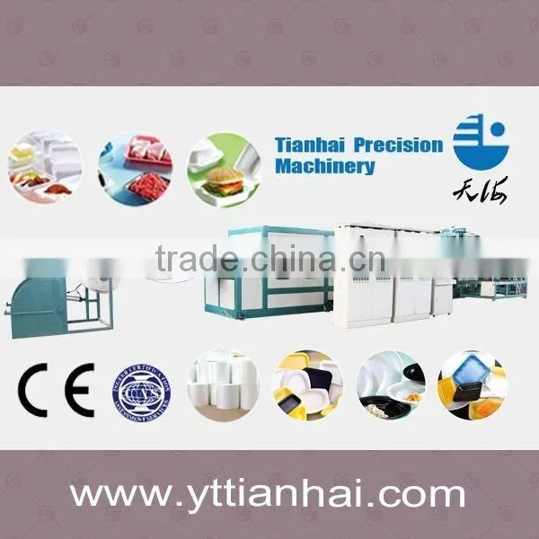 Thermforming Machine for Making Disposable Dishes