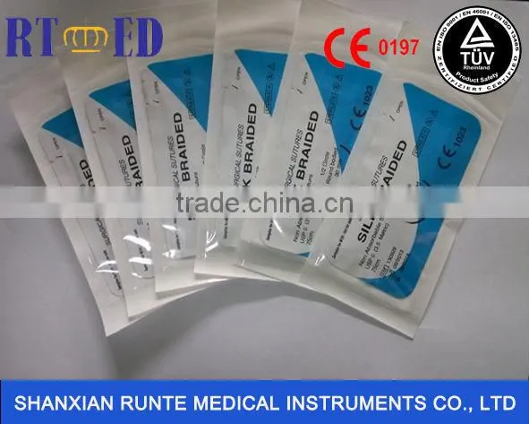 Surgical Suture Silk Thread/ Polyester Thread/ Polypropylene photo-4