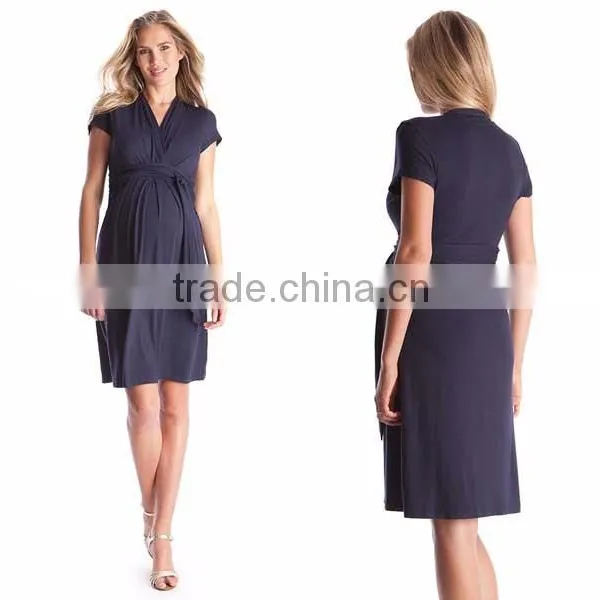 Spring Summer New Maternity Breastfeeding Rap One Piece photo-2