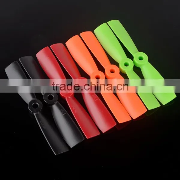 4x 4.5 CW CCW Small Bull Nose Plastic Airplan Propeller Fan for rc Airplane