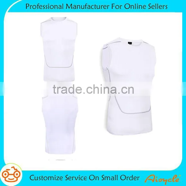 Wholesale Skin Tight Dri Fit Compression Sport Vest for Men