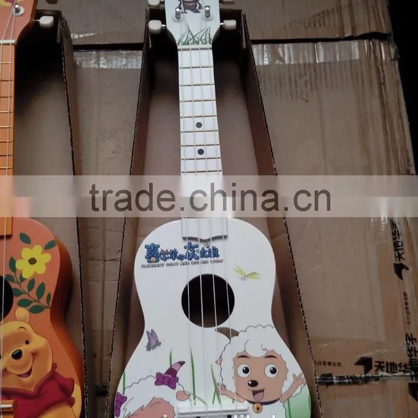 China Facotory 21 Inch Colourful Ukulele Wholesale (UK-100) Cartoon Ukulele Guitars China Made Guitars photo-4