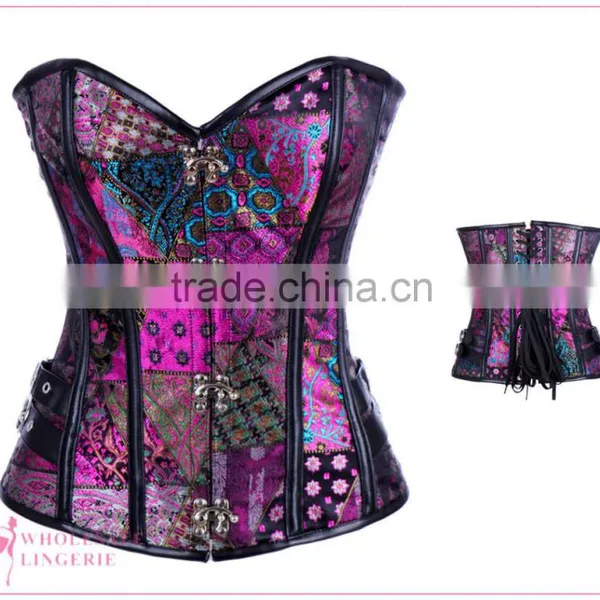 HOT Hot Steel Boned Corset Sexy Red Mature Corset for Sale photo-2