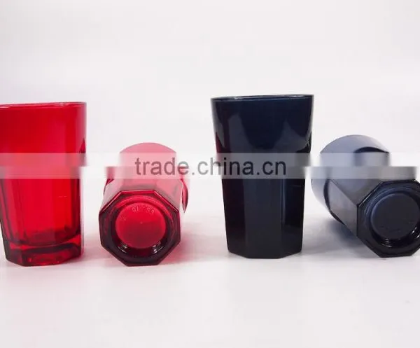 New Design Red And Black Drink Glass Beverage Dispenser With Cups And Rack photo-4