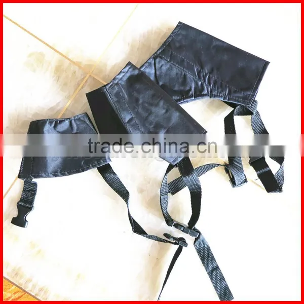 Black Pet Adjustable Dog Muzzle Fabric Nylon Comfortable Soft No Bark Bite Chew photo-5