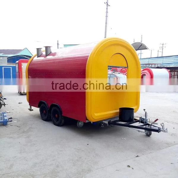 Food Vending Trailer Cars For Sale Mobile Restaurant Trailer/fast Snack Trailer/fast Food Carts Selling Food Truck With CE photo-2