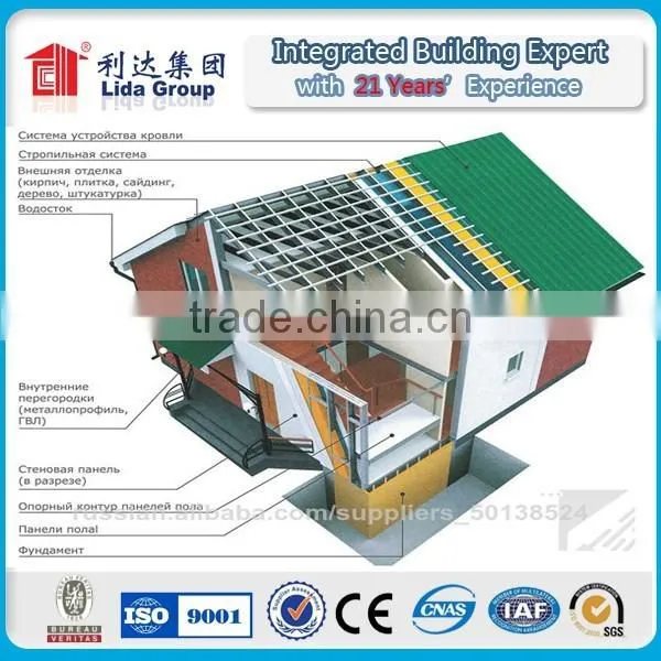 Modern Cheap Prefab Homes New Fast House Concrete Prefab Light Steel Villa photo-2