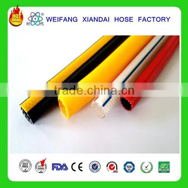 High Quality PVC Clear Braid Hose ,felxible Hose,blue and Red Air Hose photo-6