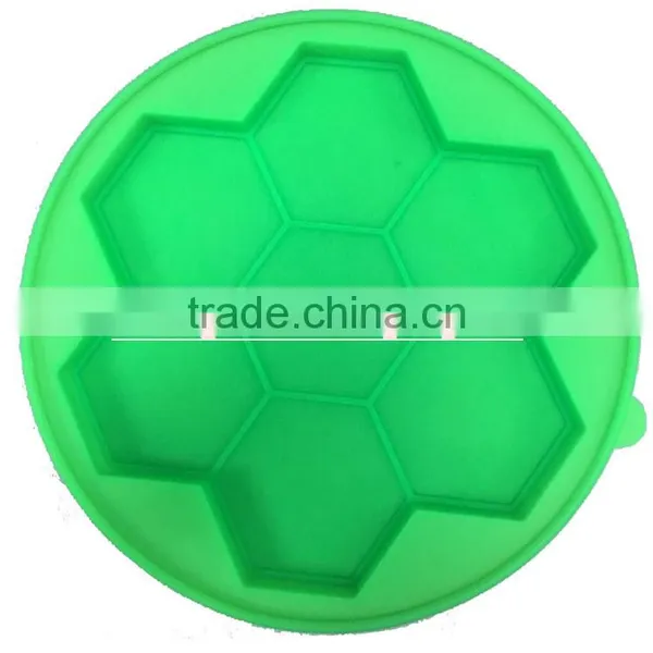Hot Selling Products 7 Hexagon Compartments Silicone Burger Press photo-3