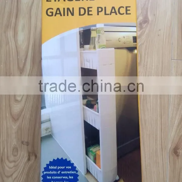Slim Slide Out Pantry Kitchen Pantry Organizer Slide Out Storage Tower photo-5