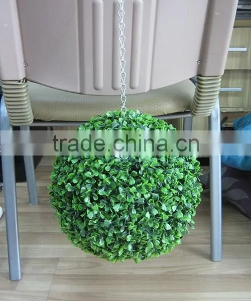 Manufacture Fake Grass Ball Decorative Wholesale Artificial Grass Topiary photo-2