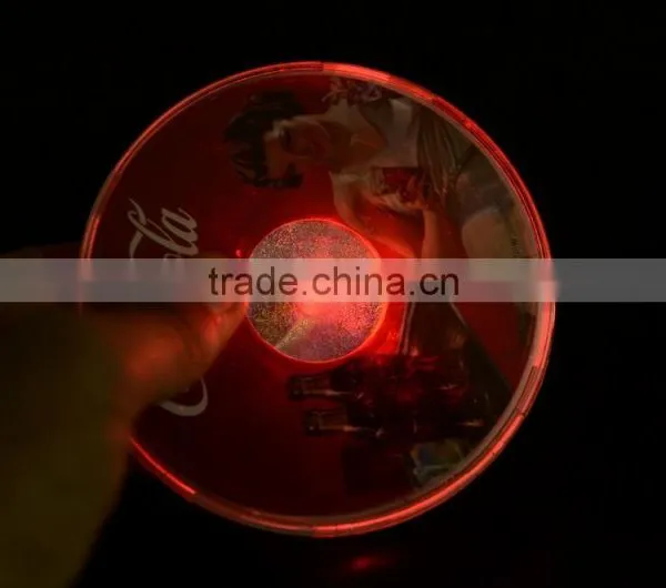 2016 New Product Promotional Led Coaster/ Led Sticker Coaster for the Party/events photo-2