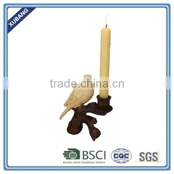 Poly Resin Wholesale High Quality Bird and Twig Candle Holder photo-2