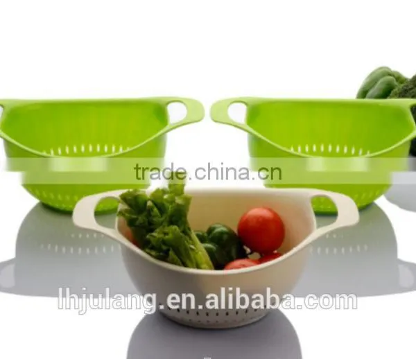 Useful Plastic Fruit/Vegetable Basket With Strainer Function/Plastic Dropping Fruit Basket photo-4