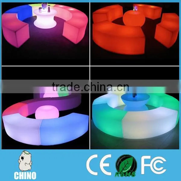 CC1243 Home Party and Night Club Use Led Round Bench for Seat photo-5