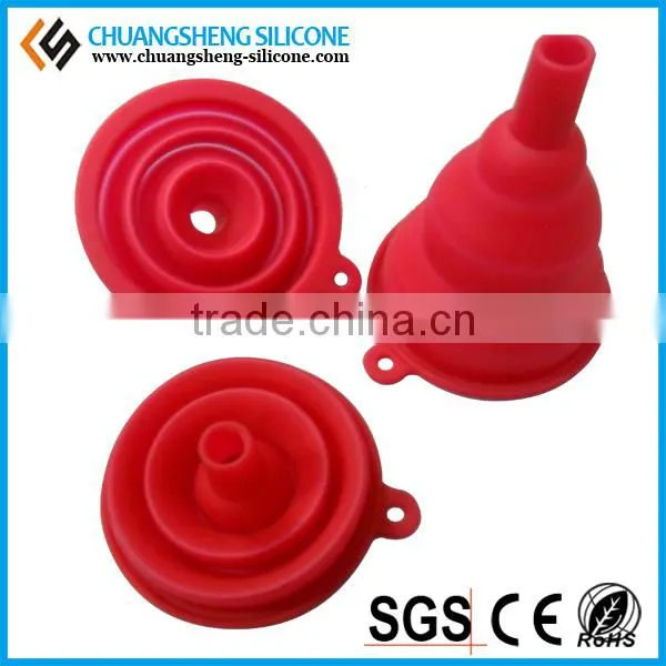 Foldable Silicone Oil Funnel, Wine Funnel, Water Funnel photo-3