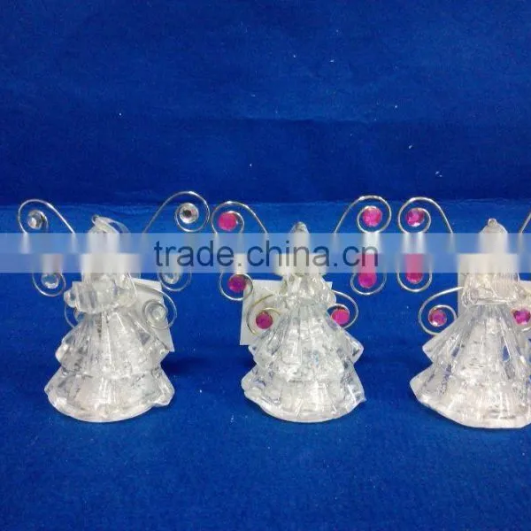 Dongguan Acrylic LED RBG Light Hanging Small Angel Figurines Ornament photo-2