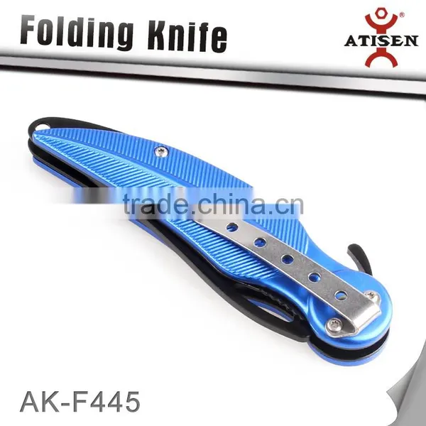 Hot 3Cr13 Blade Aluminum Alloy Handle Folding Knife Hunting Pocket Knife Tools photo-3