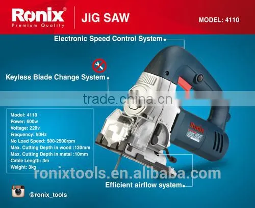 RONIX POWER TOOLS JIG SAW 600W MODEL 4110 photo-2