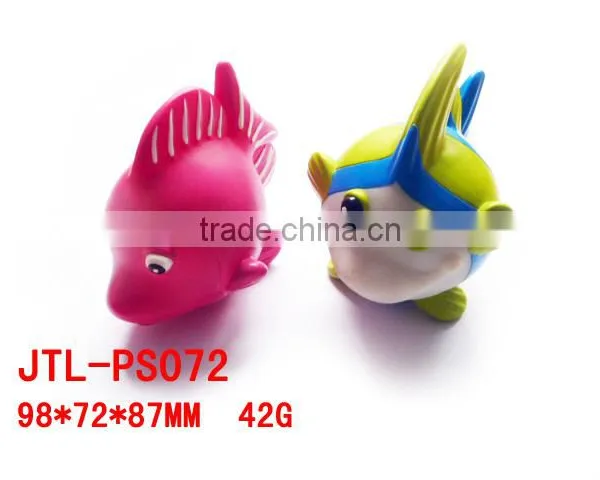 New Colorful Plastic Rubber Fish Toys photo-3