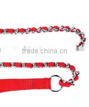 Nylon Wrist Loop Dog Chain With Handle , Wholesale Strong Durable Fashion Dog Leash Choke Chains With Braided photo-4