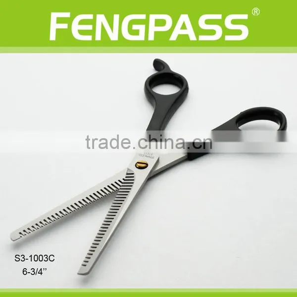 S3-1003C 6-3/4" Inch 2CR13 Stainless Steel Blade With ABS Handle Hair Thinning Hair Salon Scissors photo-4