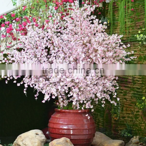China Wholesale Silk Flower Artificial Real Touch Cherry Blossom Good Quality for Decoration photo-2