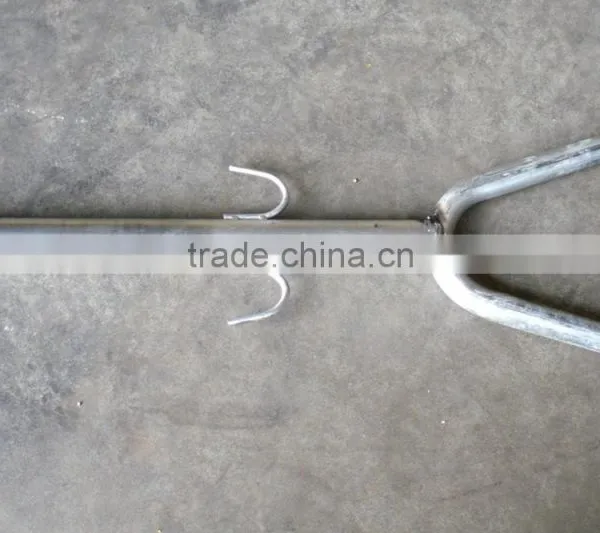 Factory Sale High Quality Steel Ground Screw Fork Anchor for Greenhouse Building photo-2