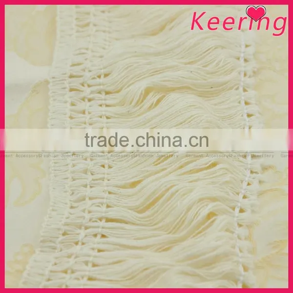 Cheap Lace White Braid Tassel Trimming for Sofa WTPB-013 photo-2