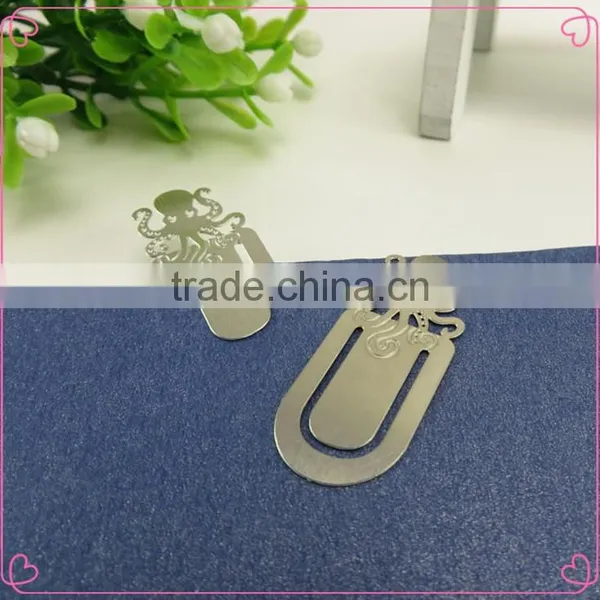 Animal Owl Shaped Paper Clips Metal Bookmarks photo-5