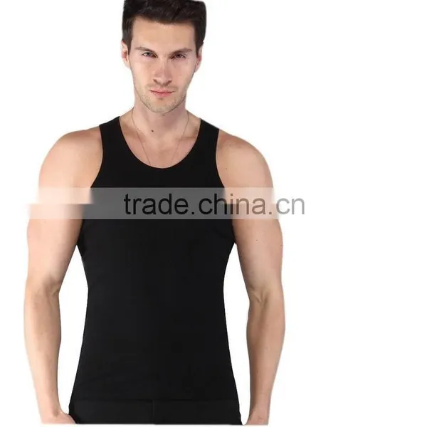 Men's White Cotton Casual Vest photo-3