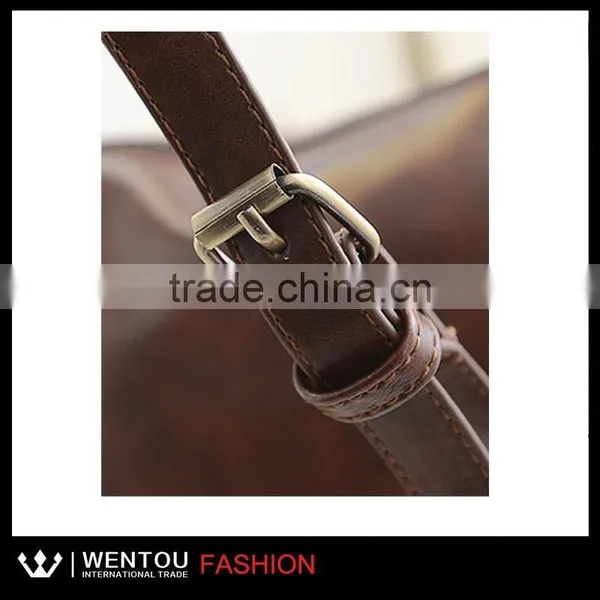 Fashionable Preppy Women PU Shoulder Bag photo-6