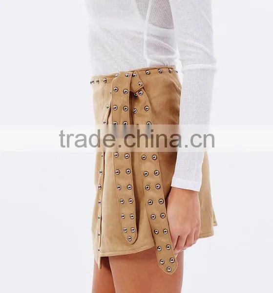 2016 Wholesale Mature Womens Wear Beaded Ladies Skirts photo-3