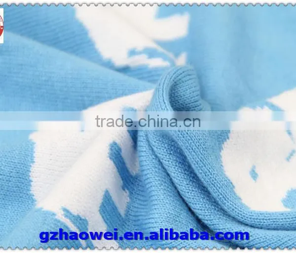 Worldwide Hot Sell Knit Baby Wool Blanket photo-3