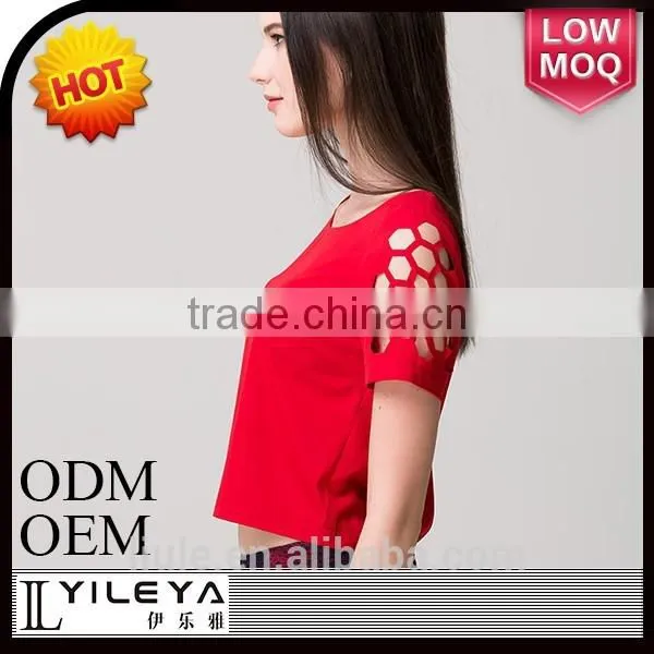 Four Color Can Choice Short Sleeve Plain t- Shirt photo-3